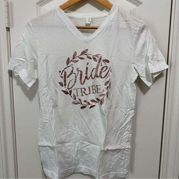 Bride Tribe Bella Canvas Short Sleeve T-shirt Size Small - Picture 1 of 3